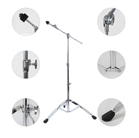 G410 HEBIKUO Hot-sale High Quality Hi Hat Stand Adjustable Cymbal Stand Suitable for a Jazz Drum Kit Accessories
