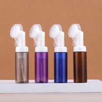 BEAUTY Sikat Silikon 30 Gigi 60ml Sikat Sampo Pencuci Wajah Dispenser Busa Pembersih Wajah Botol Busa Mousse Tipe Tekan
