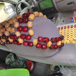 Coussin de siège de voiture en bois perlé, universel, respirant, housse de siège d'été pour voitures, utilisation quatre saisons - Product Image 2