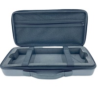 Étui personnalisé pour clavier et téléphone, housse de transport rigide en EVA et étanche, avec insertion de mousse