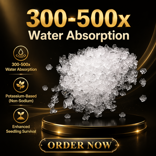 Potassium Polyacrylate Water Retention Agent Soil Conditioner Hydrogel for Crops & Horticulture
