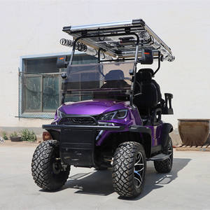 Paneles solares Off Road Lifted 4 Seat Sightseeing Bus Club Golf Cart Electric Golf Buggy Hunting Cart - Product Image 5