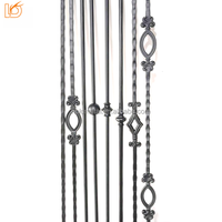 Balustrade d'escalier en fer massif de haute qualité, facile à installer, vente en gros, pour balcon, intérieur, extérieur, appartement