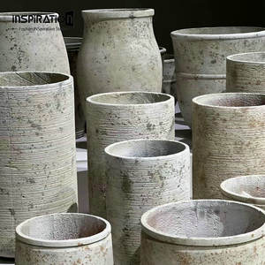 屋外セメントプランターコンクリートアンティーク花陶器大西洋スタイルガーデン - Product Image 5