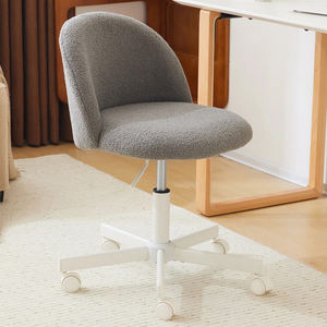 <span class=keywords><strong>Fauteuil</strong></span> pivotant en peluche rose JIAMEIJIA avec base blanche - Vente en gros OEM ODM - Product Image 5
