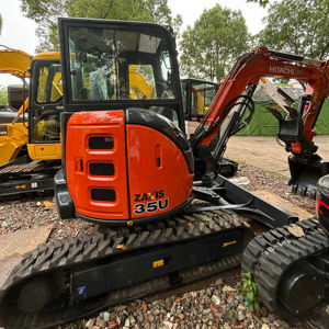 Mini Escavatore <span class=keywords><strong>Hitachi</strong></span> Zx 35 Originale Giapponese da 3.5 Tonnellate Usato Stabile, Piccolo Escavatore Cingolato Idraulico <span class=keywords><strong>Hitachi</strong></span> 35U - Product Image 2