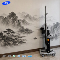 Machine de peinture murale robotisée portable 2026 pour murs et sols, jet d'encre numérique Dx7/1600, encre UV HD, multi-surfaces