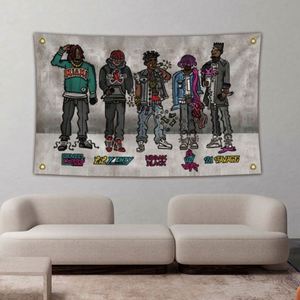 Banderas Personalizadas de Fábrica al por Mayor, 3x5 pies, 90x150 cm, Tela Premium, Colores Vivos, Buena Calidad, Banderas para Fans de Cantantes - Product Image 3