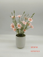 Pabrik langsung Pot tanaman dalam ruangan keramik mengkilap Modern Nordic Pot bunga elegan Pot tanaman