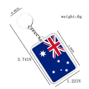 Wholesale Custom Australia Keychain Acrylic Material Double-Sided Printing Exquisite Workmanship - Product Image 5