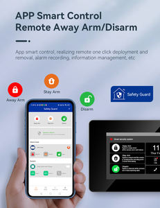 Новинка 2025 года: Система охранной сигнализации 4G Wi-Fi для дома, защита от взлома, совместимость с Kooyii CMS - Product Image 2