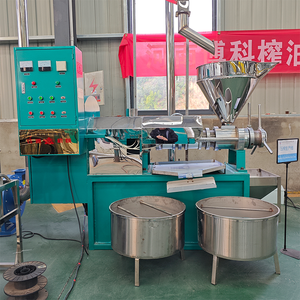 Commercial Hot Press Screw <strong>Oil</strong> Press <strong>Machine</strong> 350KG/H for Peanut Rapeseed <strong>Oil</strong> Making - Product Image 2