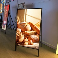 Restaurant Cinéma Menu Conseil Led Lumière Affiche Ultra Mince Boîte À Lumière Sans Stand Publicité Boîte À Lumière Affichage