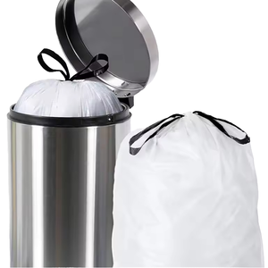 Bolsas de Basura Biodegradables con Cordón, Ecológicas, Resistentes a Fugas, con Relieve, para Hogar/Oficina/Baño, Venta al Por Mayor - Product Image 4