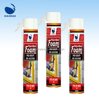 Bon prix mousse de polyuréthane résistant au feu remplissage de calfeutrage mousse PU