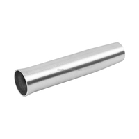Support de canne à pêche en alliage d'aluminium brossé, à souder, pour quincaillerie marine