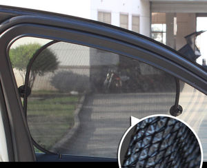 <span class=keywords><strong>Pare</strong></span>-<span class=keywords><strong>soleil</strong></span> pliable en tissu nylon pour fenêtre latérale/arrière de <span class=keywords><strong>voiture</strong></span> <span class=keywords><strong>Pare</strong></span>-<span class=keywords><strong>soleil</strong></span> en tulle noir avec <span class=keywords><strong>ventouse</strong></span> - Product Image 4