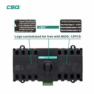 2024 Lage Prijs Ce Lage Prijs Hoge Kwaliteit 32a 63a 4P Zwart Automatische Transfer Switch Ats Fabrikant