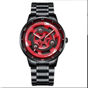 Nouvelle Montre Originale 3D Officielle <span class=keywords><strong>Anime</strong></span> à Quartz avec Cadran Rotatif 360° <span class=keywords><strong>en</strong></span> Forme de Roue de Moto, Étanche, Vente <span class=keywords><strong>en</strong></span> Gros - Product Image 1