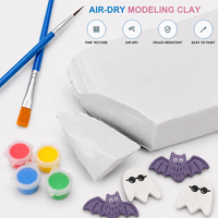 Kit de Pâte à Modeler Auto-Durcissante Sans Cuisson Tic Tac Toe – Fabricant de Jeux de Société – 500g de Pâte à Modeler – Jouet Éducatif pour Enfants – Idéal pour les Fêtes et Cadeaux
