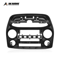 Marco de radio para coche de 10.1 pulgadas para Volkswagen Amarok 2010-2016, kit de marco de DVD para coche, marco de salpicadero de audio Android ABS