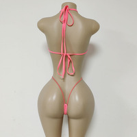 Ensemble Deux Pièces en Nylon Tenues de Danse Exotique Asymétriques avec Strass AB pour Femmes
