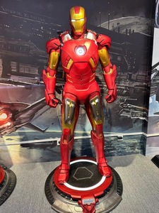 Estatua de Fibra de Vidrio de <span class=keywords><strong>War</strong></span> Machine Mk3 de Marvel Avengers, Tamaño Real 1:1, Escultura de Resina con LED para Exhibición en Centros Comerciales, Decoración Comercial - Product Image 4