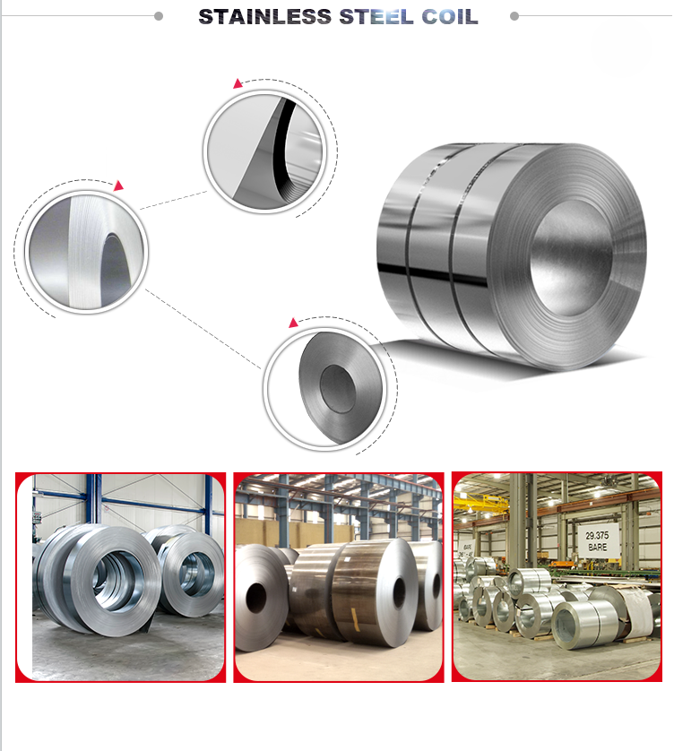 7mm Thickness Stainless Steel Coils 201 304 316 Stainless Coil