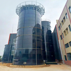 Tangki Baja Berlapis Kaca Sistem Bolted dengan Masa Konstruksi Singkat, Garansi 2 Tahun untuk Pengolahan Air Limbah Kimia, Asal Hubei - Product Image 1
