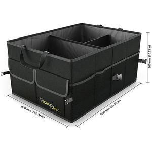 Organiseur de coffre de voiture pliable, conteneur de rangement pour coffre de voiture, SUV, fourgonnette, camion - Product Image 5