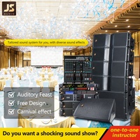 Sistema de Sonido Profesional para Conciertos y Eventos, Altavoces Line Array Duales de 10 Pulgadas para Escenarios, Bodas y Banquetes