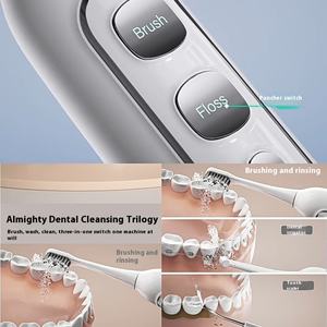 Brosse à dents sonique 3-en-1 transfrontalière Bycare en plastique, à lévitation magnétique ultrasonique, multifonction pour l'hygiène bucco-dentaire électrique - Product Image 4