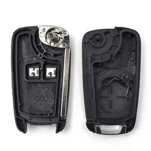 Carcasa de <span class=keywords><strong>Llave</strong></span> Plegable de 2 Botones HU100, Compatible con Chevrolet, <span class=keywords><strong>Opel</strong></span>, Vauxhall, Astra, Repuesto para <span class=keywords><strong>Llave</strong></span> de Coche - Product Image 2