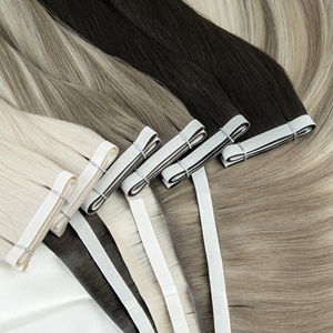 LeShine - Nuevas Extensiones de Cabello Humano con Cinta Adhesiva Invisible, Extensiones de Cabello Humano 100% - Product Image 2