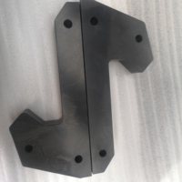 Bloc coulissant/amortisseur en plastique UHMWPE/Nylon PE usiné, résistant à l'usure, avec service de découpe, autolubrifiant et anti-usure