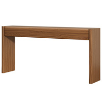 Table console en bois massif avec tiroirs, table d'appoint pour entrée et couloir, table murale décorative pour salon, table d'appoint de canapé, mobilier de maison
