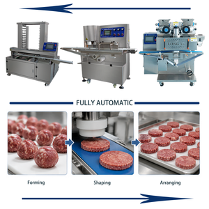 Nouvelle ligne de production automatique de galettes de <span class=keywords><strong>viande</strong></span> à haute productivité Bakenati, en acier inoxydable, avec commande tactile, pour la production commerciale de galettes de <span class=keywords><strong>viande</strong></span>. - Product Image 5