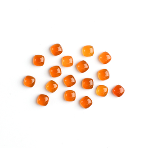 Gemas de Ágata Naranja Natural de Alta Calidad Enceradas/En Aceite, en Forma de Cabujón, para Joyería, Anillos, Gemas Sueltas al por Mayor - Product Image 4