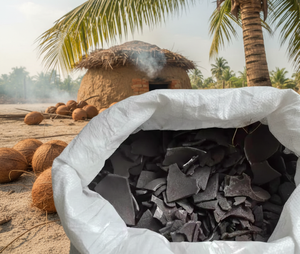 Carbón vegetal de cáscara de coco Arang Batok Kelapa ofrece calor duradero, ecológico y de primera calidad para asar shisha y mantenerlo limpio. - Product Image 3