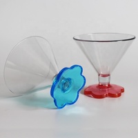 Verre à cocktail réutilisable de 6 oz, couleur personnalisée, pour bar, restaurant et lounge