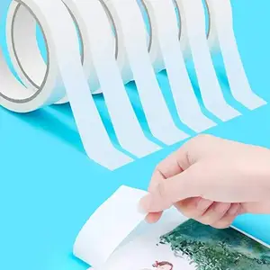 Zuurvrij Milieuvriendelijk Tissuepapier Dubbel Gecoat Acrylkleefband Op Waterbasis