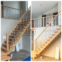 Balustres plats et droits en acier inoxydable noir mat LD Metal 1-1/2"*44" pour la décoration de rampes d'escalier intérieures, pièces d'escalier
