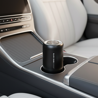 Diffuseur d'arômes pour voiture de luxe BLACK ODOR, parfum Black Oud Rose, aromathérapie, parfum de poire, diffuseur de parfum en métal, lumière ambiante, alimenté par USB, 5