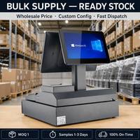 Système de point de vente tout-en-un pour salon de thé, écran Android 15,6 pouces, impression des commandes, compatible mini-programme, système de facturation en magasin