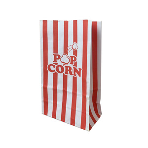 Popular Display-Worthy Durable Eco-Friendly Greaseproof Paper Cinema <strong>Popcorn</strong> Bag Flexo Printing for Snack Time Pizza Sushi - Product Image 3