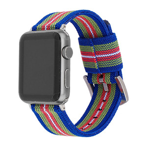 สายนาฬิกาข้อมือแบบกำหนดเองสำหรับ Apple Watch, สายนาฬิกาผ้าใบไนลอนยืดหยุ่นขนาด38/40/41/42/44/45/49มม. สำหรับ Apple iWatch Series <span class=keywords><strong>8</strong></span> - Product Image 4