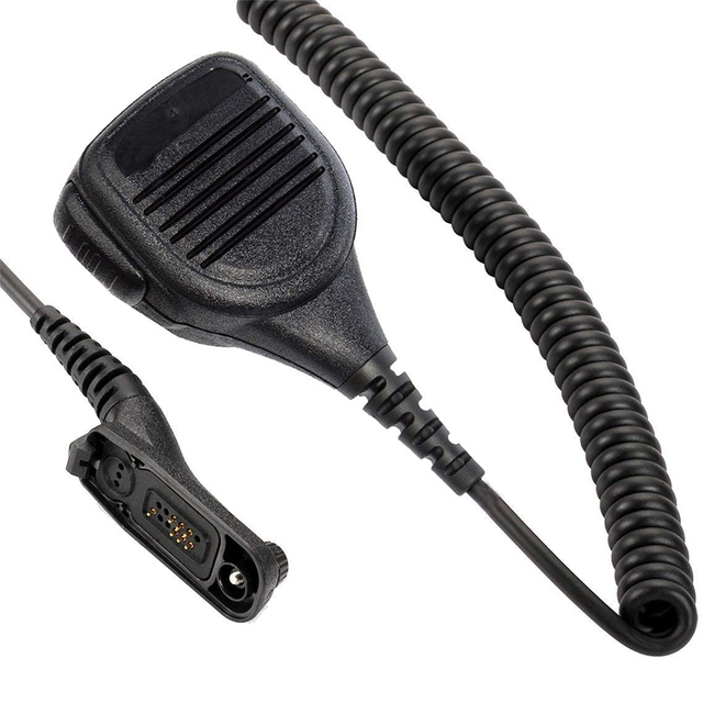 V&L Speaker Mic Compatible with Motorola Radios APX4000 APX6000 APX7000 Noise Reduction Shoulder Microphone with 3.5mm Earpiece