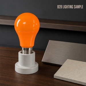 Ampoule LED couleur A19, culot E26, 7W, 120V, lumière d'ambiance monocolore pour fêtes, décorations de vacances, éclairage extérieur de porche - Product Image 1