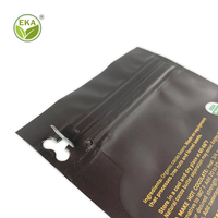 Aangepaste Maten Supplement Pakket Soft Touch Hersluitbare Rits Koffie Plastic Verpakking Opstaande Zakzakken