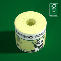 Sweet Carefor Zero Plastic 100% Papier toilette en bambou Emballage sans plastique Rouleau de toilette en bambou Lotion écologique Rouleaux de toilette
